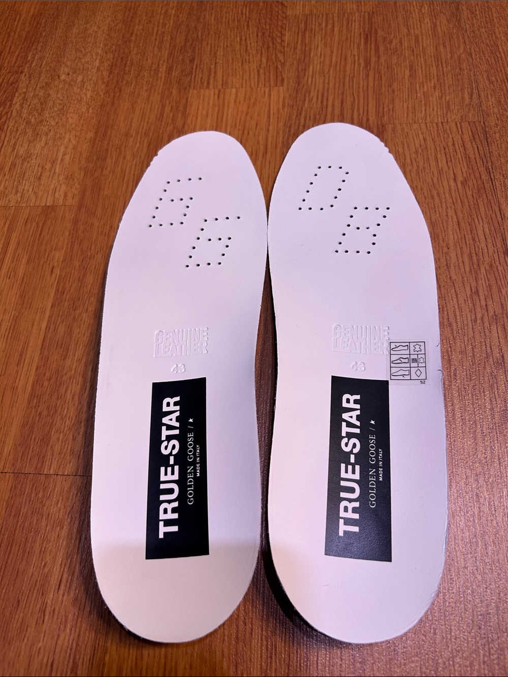 Golden Goose True-Star White Men’s Shoe Insoles